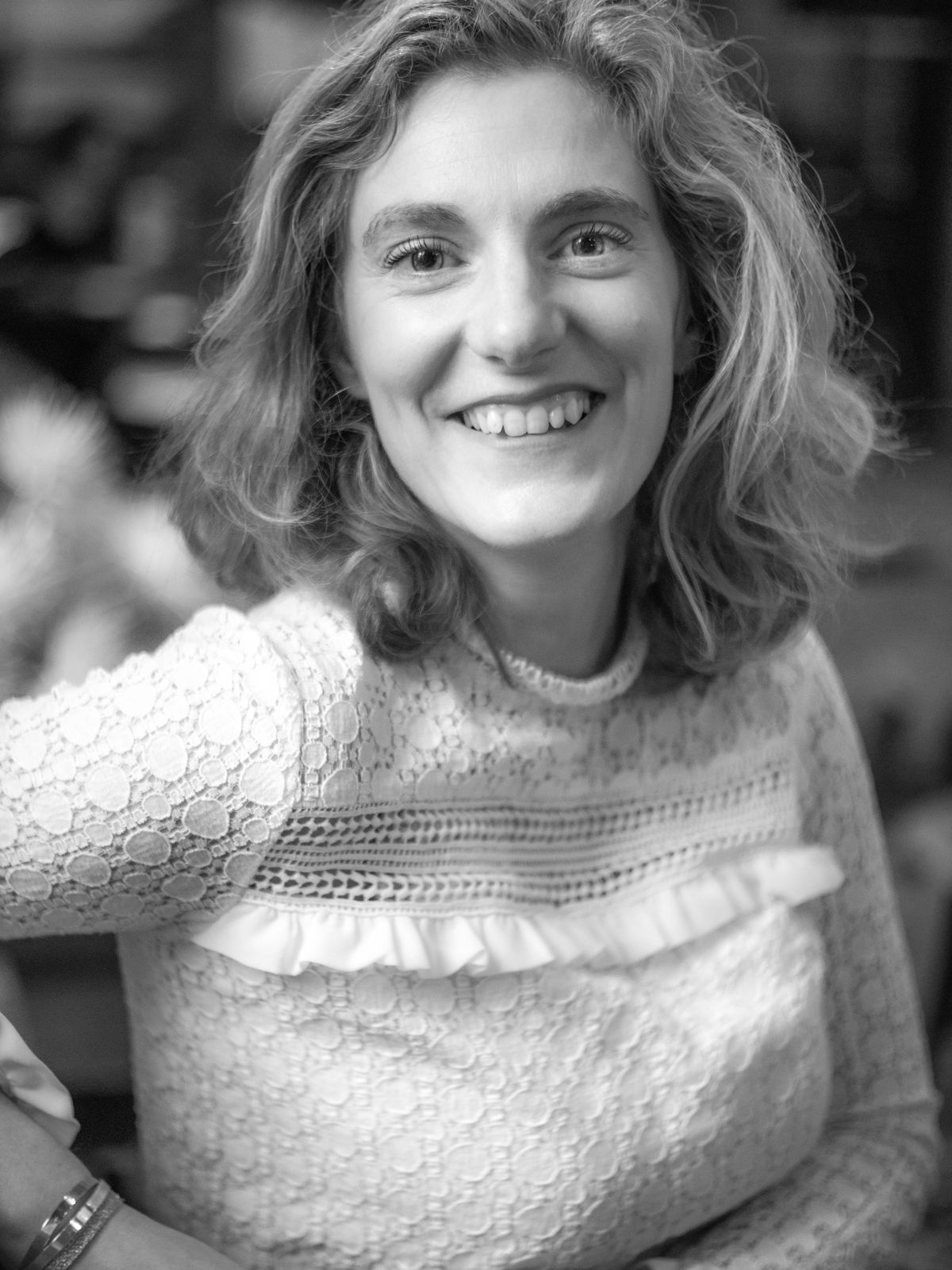 Portrait professionnel en noir et blanc